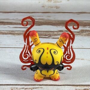 Kidrobot Dunny 3" Sideshow Series 2013 Andrew Bell Yellow Deeper Issues Wings